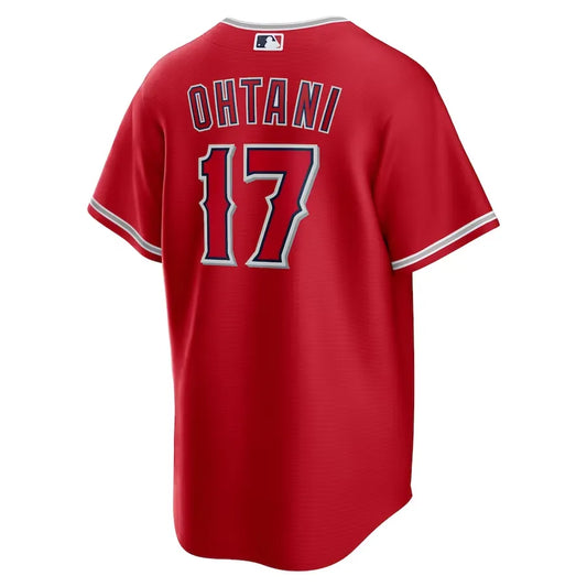 Jersey MLB Los Angeles Angels II Fan Version Men's Red Shohei Ohtani 17