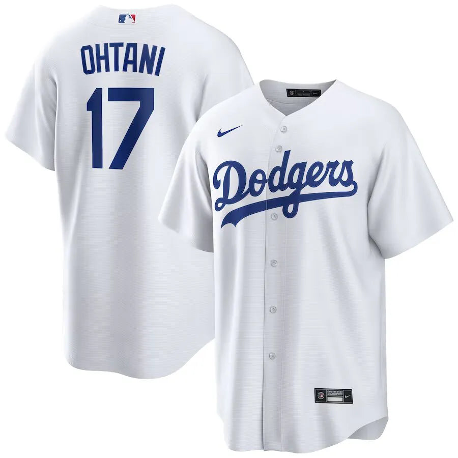Jersey MLB Los Angeles Dodgers I Fan Version Men's White Shohei Ohtani 17