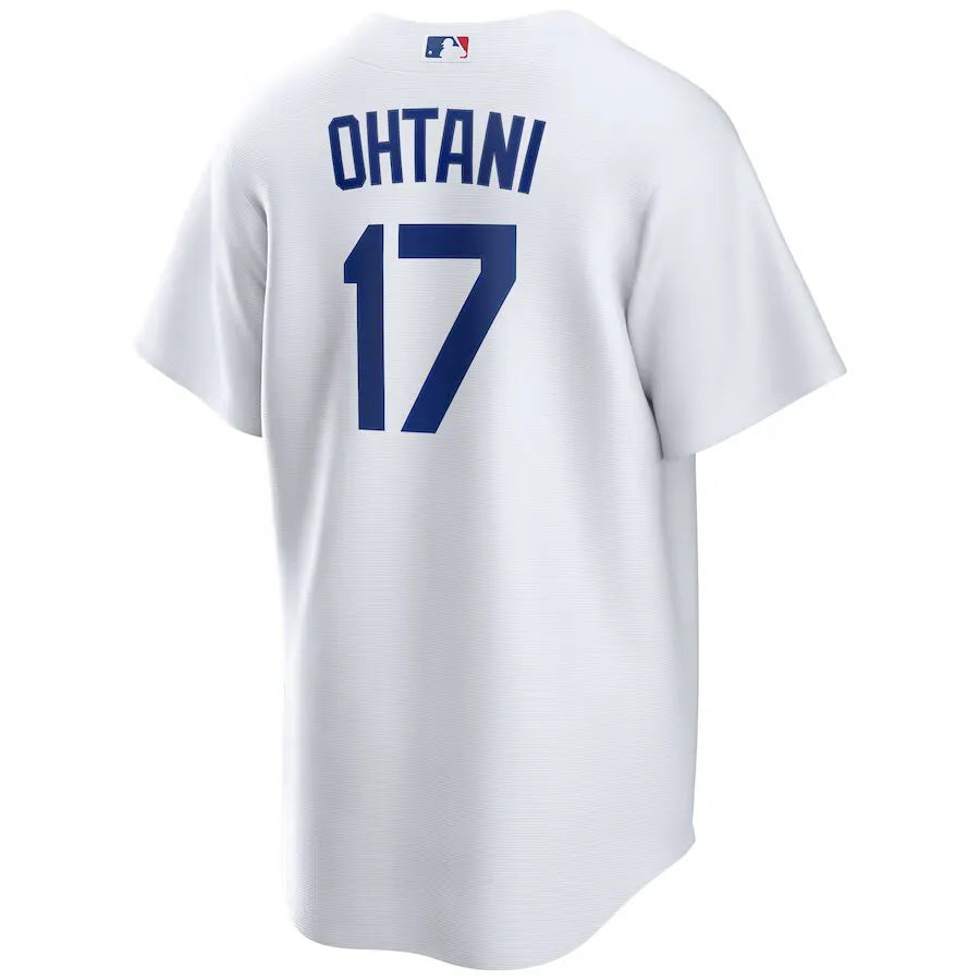 Jersey MLB Los Angeles Dodgers I Fan Version Men's White Shohei Ohtani 17