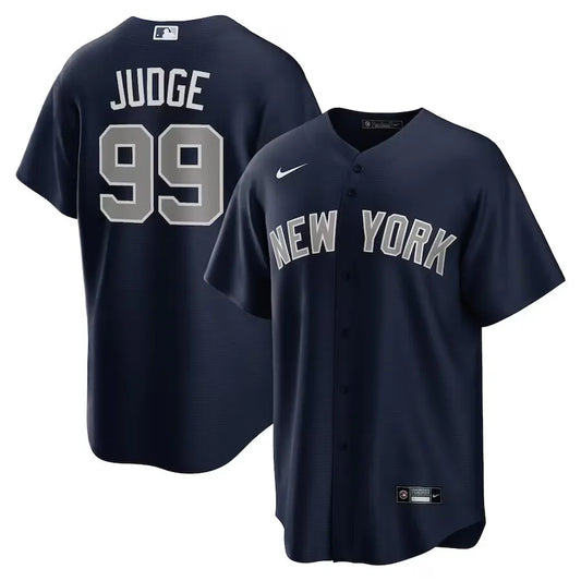 Jersey MLB New York Yankees Alternativa Fan Version Men's Navy Blue Aaron Judge 99