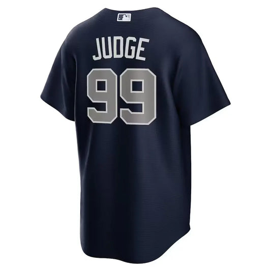 Jersey MLB New York Yankees Alternativa Fan Version Men's Navy Blue Aaron Judge 99