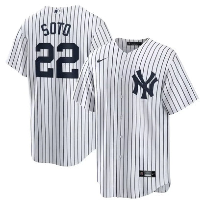Jersey MLB New York Yankees I Fan Version Men's Striped Juan Soto 22