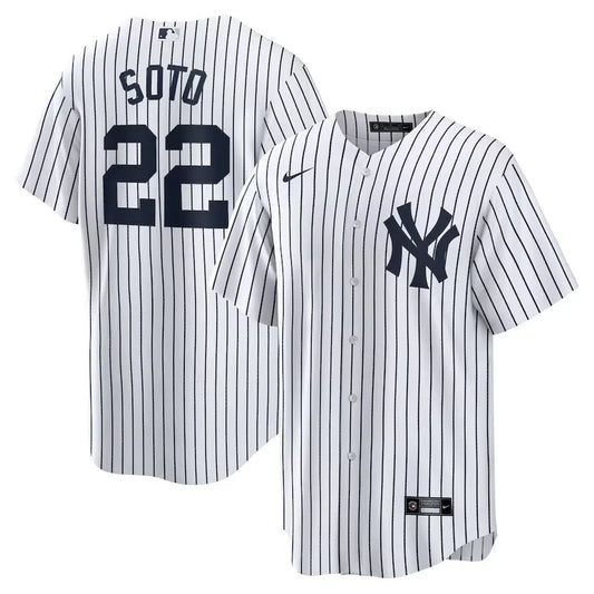 Jersey MLB New York Yankees I Fan Version Men's Striped Juan Soto 22