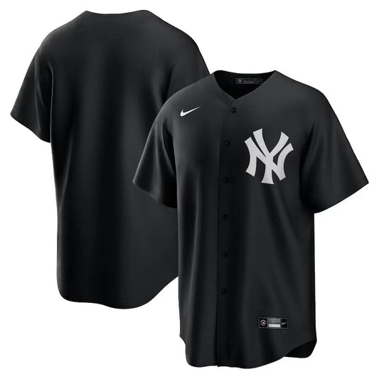 Jersey MLB New York Yankees Fan Version Men's Black