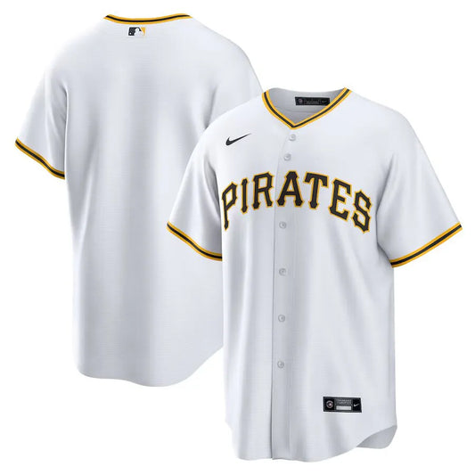Jersey MLB Pittsburgh Pirates White Home Fan Version Men's White