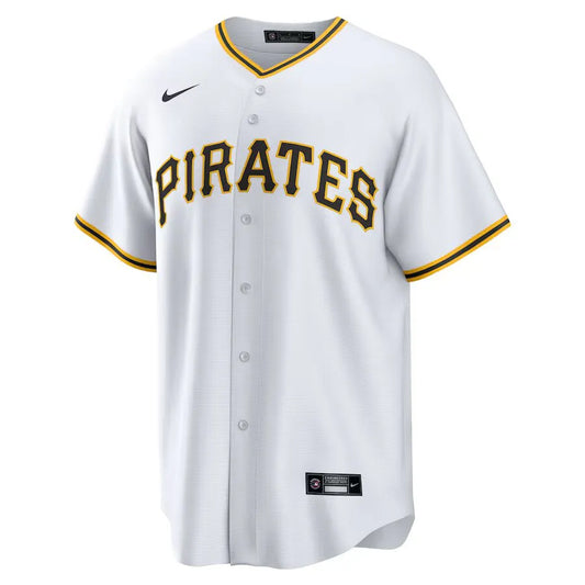 Jersey MLB Pittsburgh Pirates White Home Fan Version Men's White
