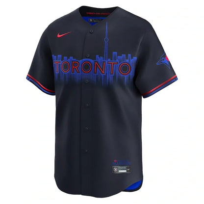 Jersey MLB Toronto Blue Jays City Connect Fan Version Men's Navy Blue