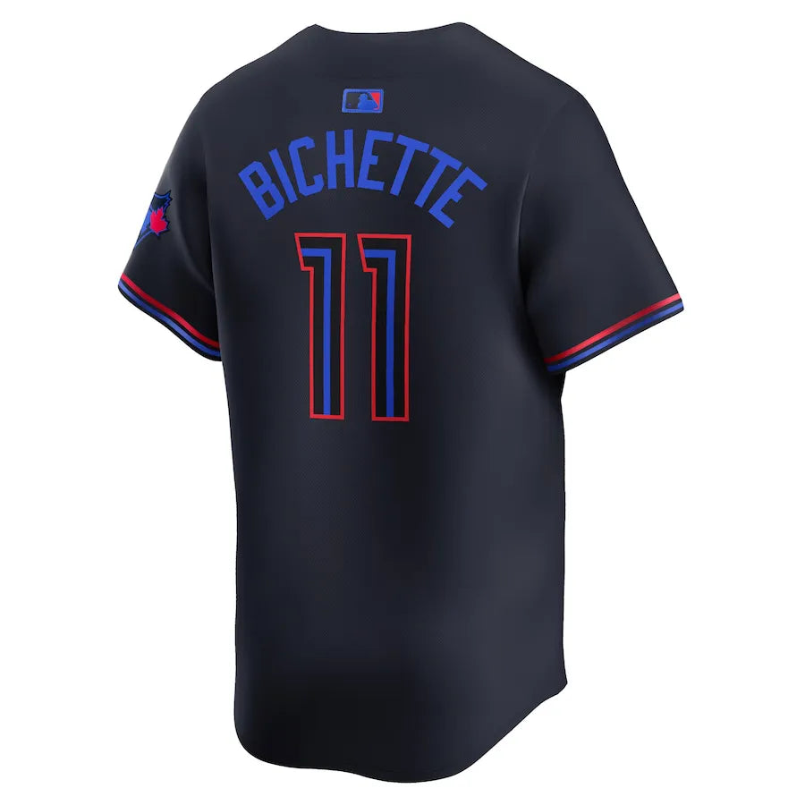 Jersey MLB Toronto Blue Jays City Connect Fan Version Men's Navy Blue Bo Bichette 11