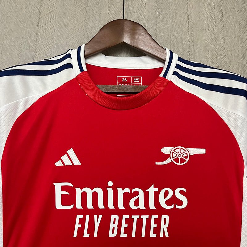 Conjunto Infantil Arsenal Home 24/25 - Vermelho - DA Sports Oficial