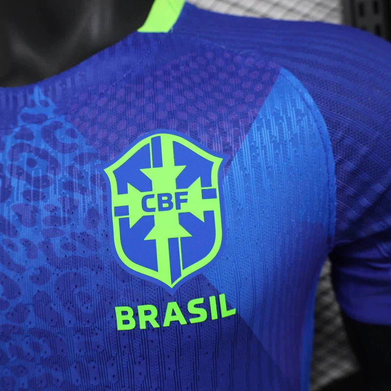 Camiseta visitante de la selección nacional de Brasil 2024/25 para hombre, color azul