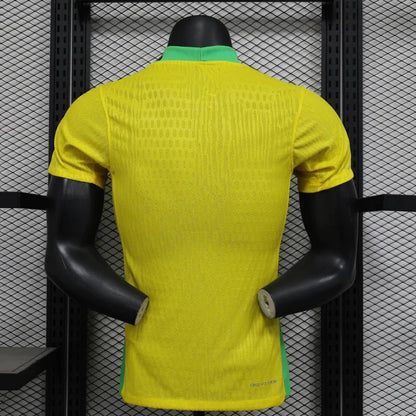 Camiseta de la selección nacional de Brasil I 2025/26 para hombre, amarilla, jugador