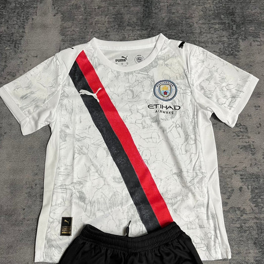 Manchester City 2025/26 Kids' Kit