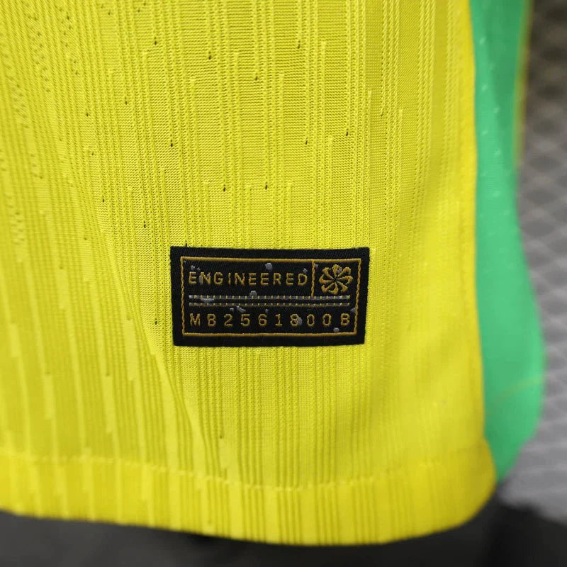 Camiseta de la selección nacional de Brasil I 2025/26 para hombre, amarilla, jugador