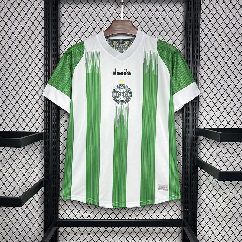 Coritiba 24/25 Green Striped Jersey