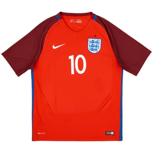 2016-17 England Away Shirt Rooney #10