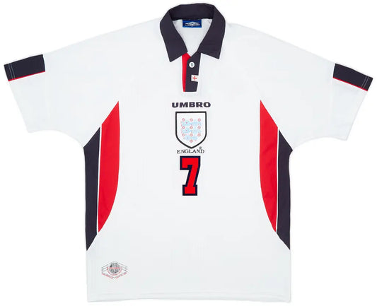 England Home Shirt Beckham #7 1997-99