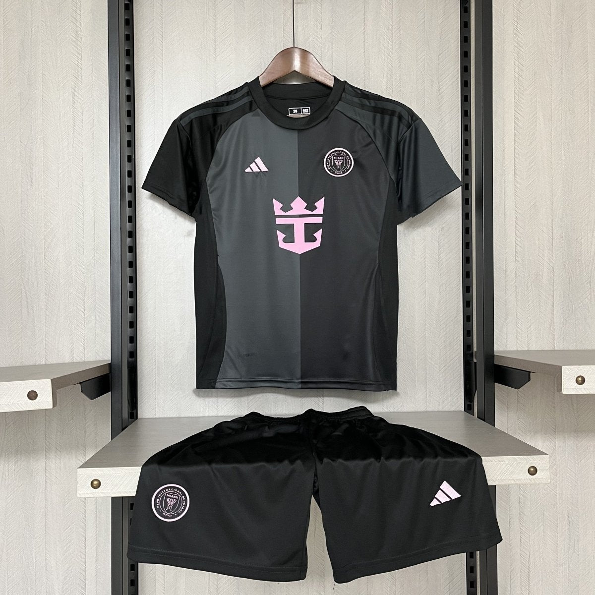 Kit infantil - Inter Miami 25/26 Preto - DA Sports Oficial
