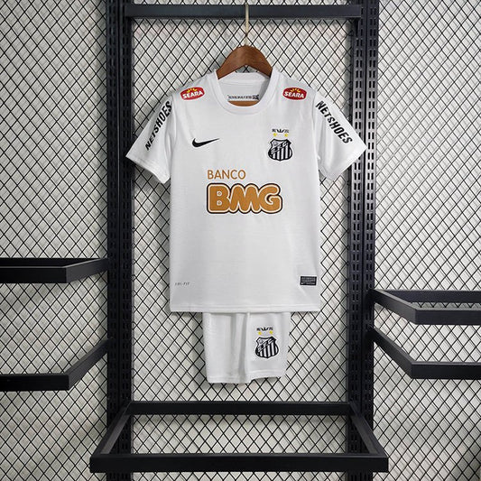 Kit infantil Santos 2012 Retrô - Branca Nike - DA Sports Oficial