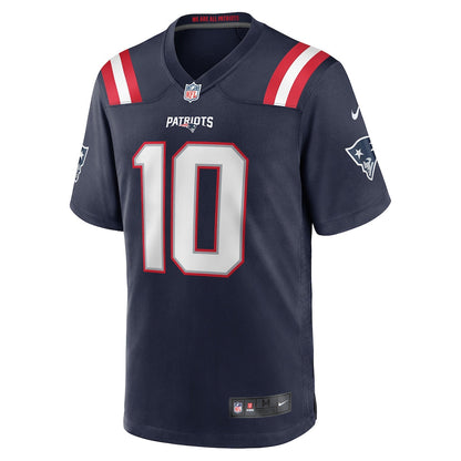 New England Patriots Drake Maye Navy Player Game Jersey - NFL