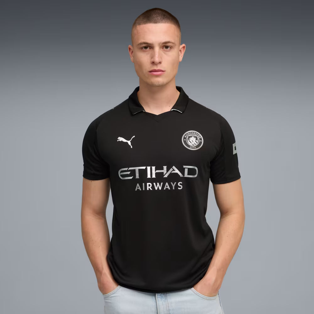 Camiseta de aficionado del Manchester City 2025/26 para hombre