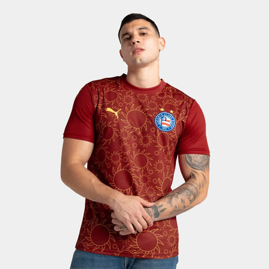 Jersey Bahia III 25/26 No Name/Number Men's - Red Fan version