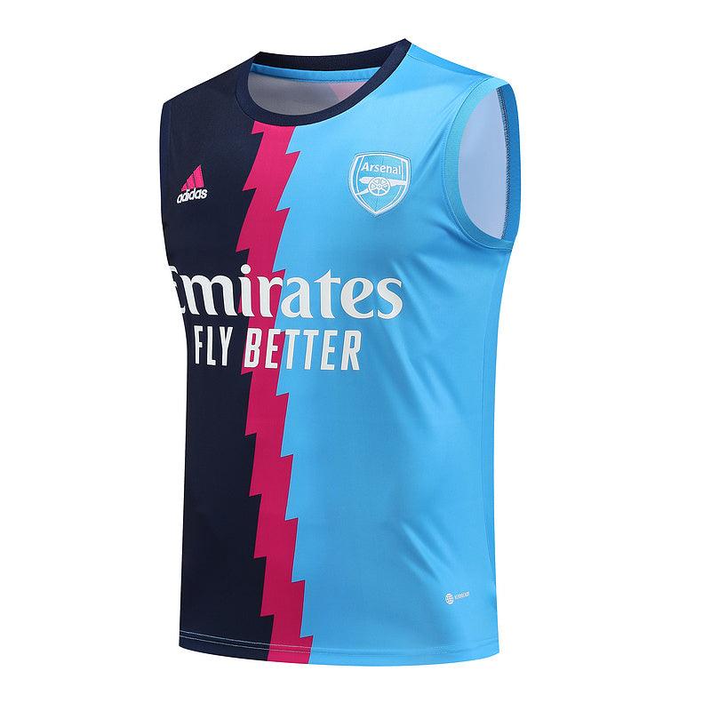 Regata Arsenal 23/24 - Treino - Azul Claro/Preto - DA Sports Oficial