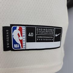 Regata Milwaukee Bucks Masculina - Bege - DA Sports Oficial