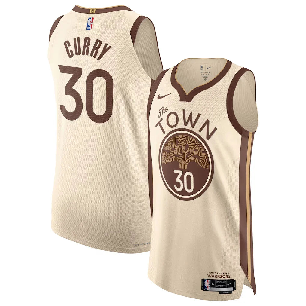 Golden State Warriors Stephen Curry 2025 City Edition Jersey 58 NBA