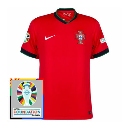 Camiseta de Portugal 24/25 con parches (Eurocopa)