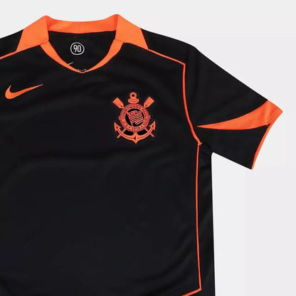 Nike Total 90 Corinthians III 2025 Kids' Kit, Black and Orange