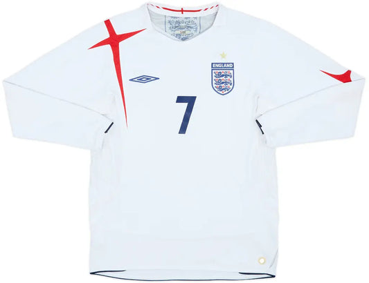 England Home Shirt Beckham #7 2005-07