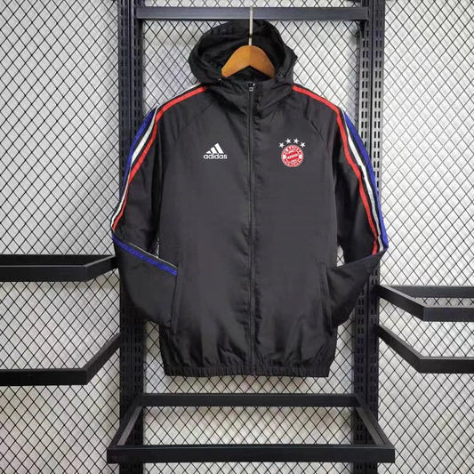Windbreaker Bayern Munich 24/25 - Black and Red