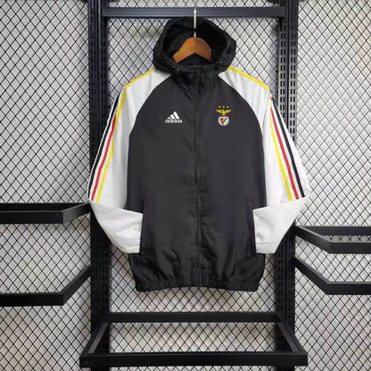 Windbreaker Benfica 24/25 - Black and White
