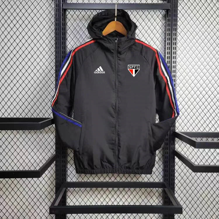 Windbreaker Sao Paulo 24/25 - Black and Red